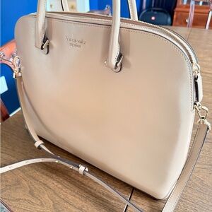 Kate Spade Large Tan Bag NWOT Adjustable shoulder Strap